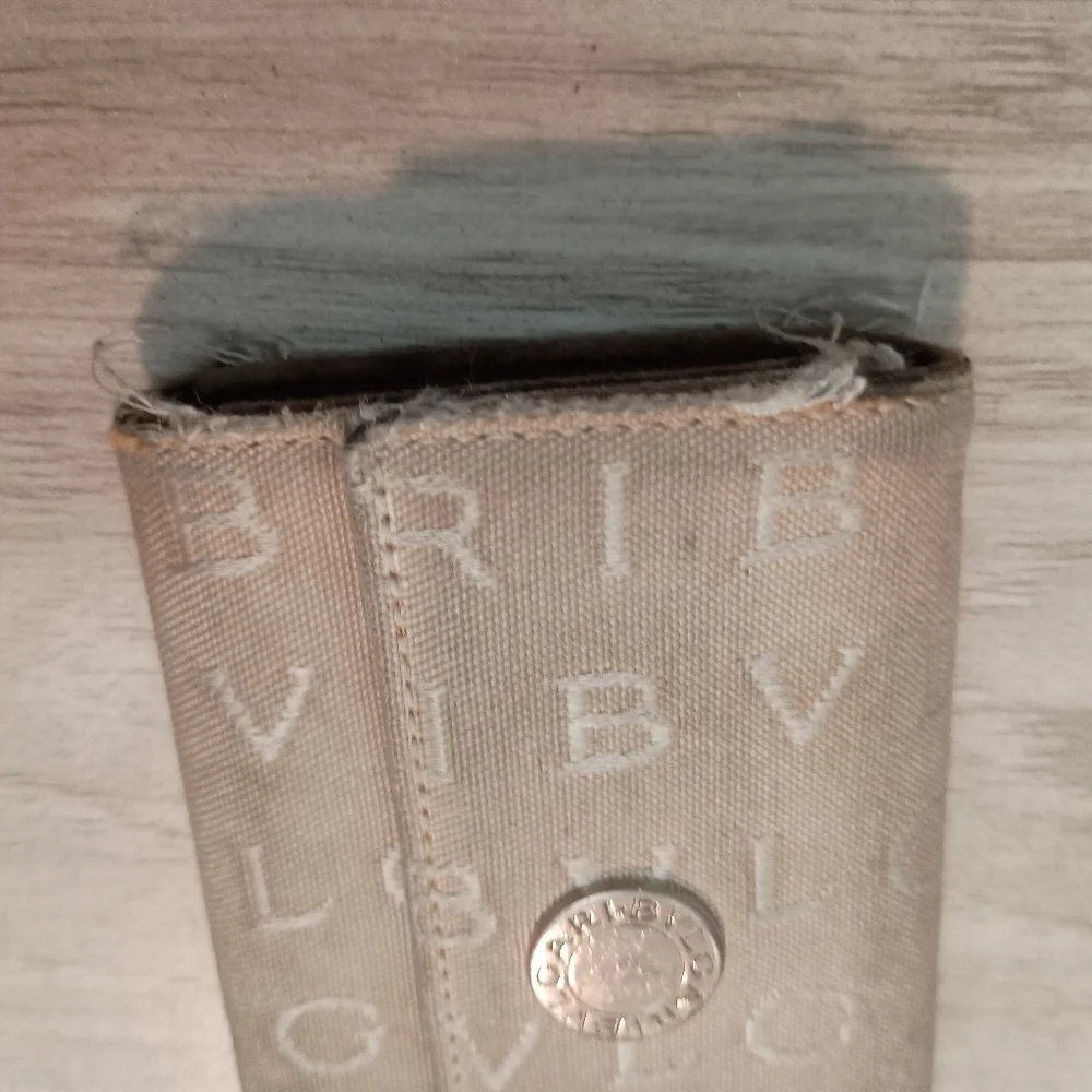 Bvlgari Key holder Key case Logo Mania Beige Silver Woman - Picture 2 of 10